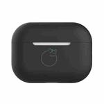 For AirPods Pro Solid Color Silicone Earphone Protective Case ( Cat )