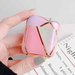 Electroplating Painted Shockproof TPU Protective Case For Apple AirPods 1/2 (Pink)