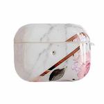 Electroplating Painted Shockproof TPU Protective Case For Apple AirPods Pro (White)