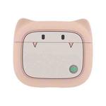 Original Xiaomi Youpin Cartoon Cat Shaped Silicone Earphone Protective Case for ZMI PurPods Pro (Pink)