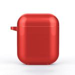 For AirPods 1/2 Bluetooth Headset Protective Sleeve Outdoor Dust-proof Drop-proof Protective Shell Can Stand TPU(Red)