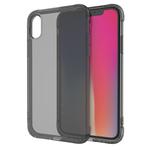 For iPhone X / XS Transparent TPU Airbag Shockproof Case (Black)