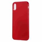 For iPhone XR Candy Color TPU Case(Red)