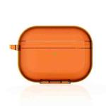 Wireless Earphones Shockproof Liquid Silicone Protective Case for Apple AirPods3(Orange)