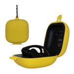 Solid Color Silicone Wireless Bluetooth Earphone Protective Case for Beats Powerbeats Pro(Yellow)