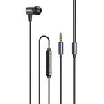 awei L2  3.5mm Plug In-Ear Wired Stereo Earphone with Mic(Grey)