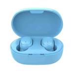 A6S IPX4 Waterproof Bluetooth 5.0 Wireless Bluetooth Earphone with Charging Box, Support for HD Calls & Siri & IOS Power Display (Blue)