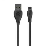 WK WDC-072 1m 2.1A Output Full Speed Series USB to 8 Pin Data Sync Charging Cable (Black)