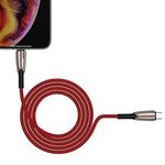 JOYROOM S-M417 Roma Series PD Fast Charging Cable 8 Pin to USB-C / Type-C Weave Data Cable, Length: 1.2m (Red)