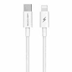 WK WDC-108 20W Type-C / USB-C to 8 Pin PD Fast Charging Cable , Length: 1.2m (White)