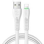 Mcdodo CA-6362 Flying Fish Series 8 Pin to USB LED Cable, Length: 1.8m(White)