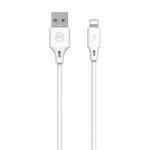 WK WDC-092 3m 2.4A Max Output Full Speed Pro Series USB to 8 Pin Data Sync Charging Cable(White)