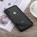 Acrylic + TPU Shockproof Case for iPhone X / XS(Black)