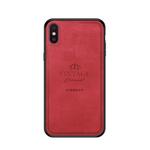 For iPhone X / XS PINWUYO Anti-wrestling Waterproof Full Coverage PC Case(Red)
