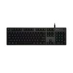 Logitech G512 RGB T-axis Mechanical Wired Gaming Keyboard, Length: 1.8m (Black)