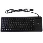DS-8900 USB Interface Prevent Water Splashing Laser Engraving Character One-piece Wired Trackball Keyboard, Length: 1.5m