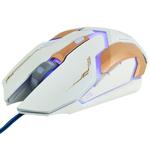 iMICE V6 LED Colorful Light USB 6 Buttons 3200 DPI Wired Optical Gaming Mouse for Computer PC Laptop(White)