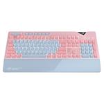 ASUS Strix Flare Pink LTD RGB Backlight Wired Gaming Keyboard with Detachable Wrist Rest (Mechanical Red Switch)