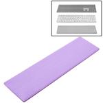 2 PCS Universal Dust-proof Wired Keyboard Cover Case for Apple / Microsoft(Light Purple)