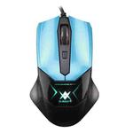 K-RAY M691 Ergonomics Design Game Backlight USB Wired Mouse(Blue)