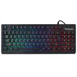 PK-870 USB Port RGB Lighting Mechanical Gaming Wired Keyboard (Black)