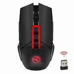 X80 2.4G Wireless Luminous Rechargeable Gaming Mouse without Letters (Red)
