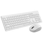 FOETOR iK7300 Wireless Keyboard and Mouse Set (White)