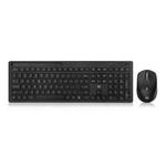 FOETOR iK7800 Wireless Keyboard and Mouse Set (Black)