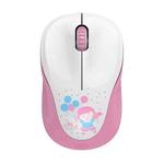 FOETOR V10 Childhood Wireless Mouse (White Pink)