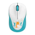 FOETOR V10 Youth Wireless Mouse(White Green)