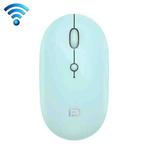 FOETOR E100us 2.4G + Type-C / USB-C Rechargeable Dual Modes Wireless Mouse (Blue)