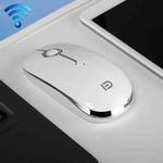 FOETOR i331d Rechargeable Three Modes Wireless Bluetooth Mouse (White)
