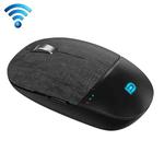 FOETOR i920du Rechargeable Mute Fabric Wireless Mouse (Black)