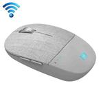 FOETOR i920du Rechargeable Mute Fabric Wireless Mouse (Silver)