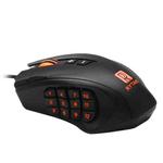 Rocketek R6 16400DPI 16-keys USB Wired Programming Mechanical Gaming Mouse (Black)