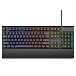 GK60 Metal Panel Dazzling Competitive Keyboard with Hand Holder(Black)