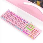 AULA S2022 USB Wired Mechanical Keyboard (Pink)