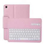 SA720 Detachable Bluetooth Keyboard + Litchi Texture PU Leather Tablet Case with Holder for Galaxy Tab S5e 10.5 T720/T725 (Pink)