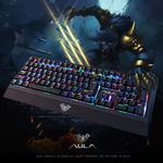 AULA Wings of Liberty Series RGB Light Backlit USB Wired Mechanical Axis Gaming Keyboard(Black)