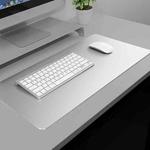 Aluminum Alloy Thick Metal Leather Non-slip Mat Desk Mouse Pad, Size : Large, 600x300mm