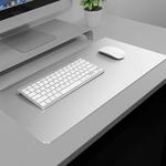 Aluminum Alloy Thick Metal Leather Non-slip Mat Desk Mouse Pad, Size : Small, 600x240mm