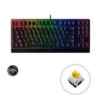 Razer BlackWidow V3 Tenkeyless RGB Lighting Wired Mechanical Keyboard, Competitive Version (Yellow Shaft)