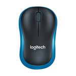Logitech M186 Wireless Mouse Office Power Saving USB Laptop Desktop Computer Universal (Black Blue)