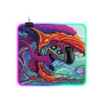 Computer Monster Pattern Illuminated Mouse Pad, Size: 45 x 40 x 0.4cm