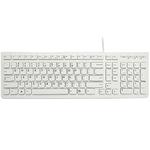 Lenovo K5819 Office Simple Ultra-thin Wired Keyboard (White)