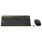 Logitech MK240 Nano Wireless Keyboard and Mouse Set(Black)