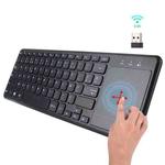 L200 2.4G Wireless French Keyboard with Touchpad, Support PC / TV (Black)
