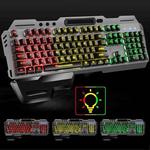 SHIPADOO GK70 Wired RGB Floating Detachable Hand Rest Character Translucent Three-color Switching Gaming Keyboard