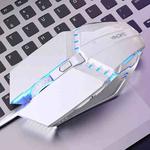 YINDIAO 6 Keys Gaming Office USB Mechanical Wired Mouse (White)