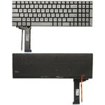 US Keyboard with Backlight for Asus GL551 GL551J GL551JK GL551JM GL551JW GL551JX G552 G552V G552VW G552VX FZ50JX GL752VW GL742VW(Silver)